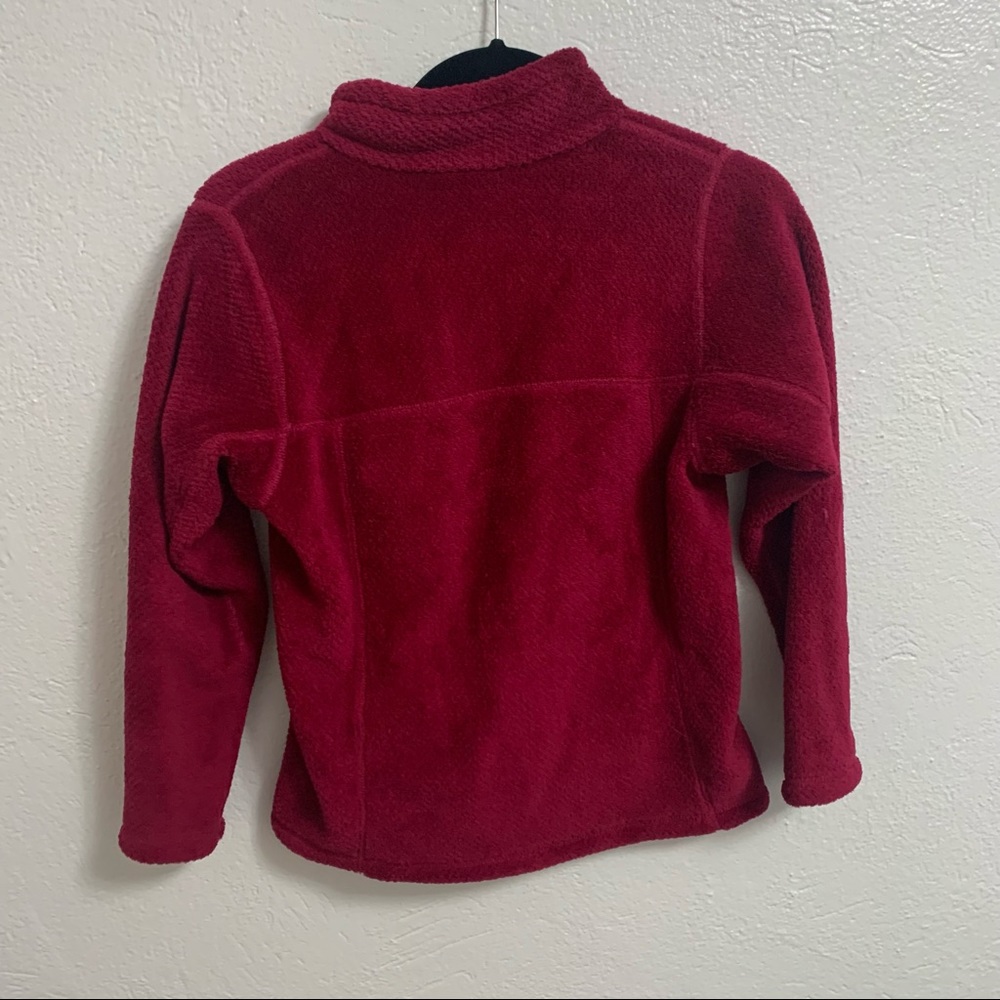 Patagonia Magenta Snap T Pullover Size L 12 Kids Sweatshirt Jacket - Picture 2 of 6